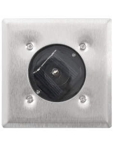 Faretto solare ad incasso carrabile quadrato 6 x