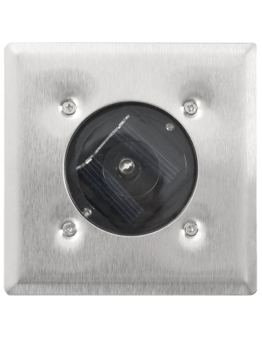 Faretto solare ad incasso carrabile quadrato 6 x