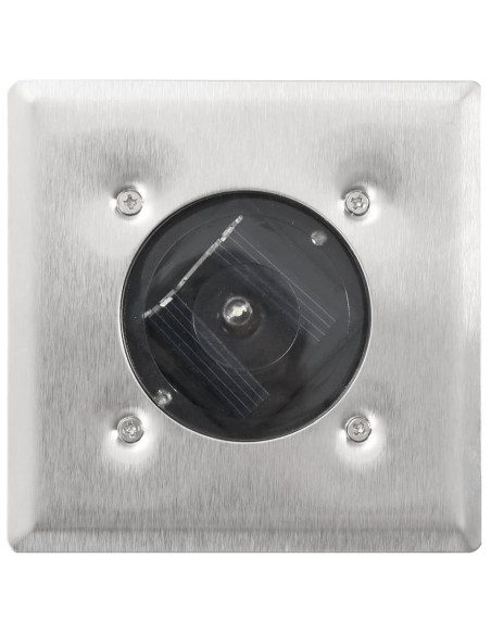 Faretto solare ad incasso carrabile quadrato 6 x