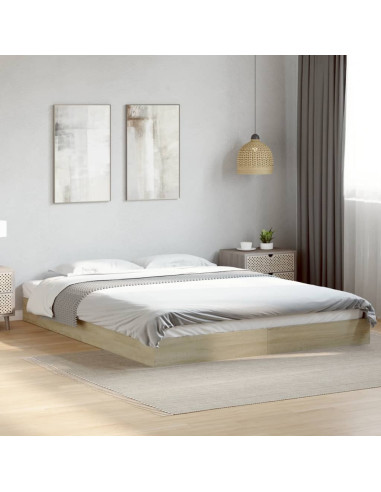 Giroletto senza Materasso Rovere Sonoma 150x200cm in Truciolato