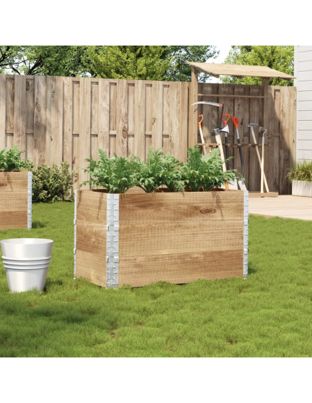 Fioriera da Giardino 100x50 cm in Legno Massello di Pino