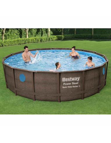Bestway Set Piscina Power Steel 488x122 cm