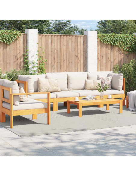 Tappeti per area Rettangolare Crema 280 x 200 cm Poliestere