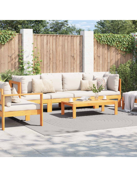 Tappeti per area Quadrato HUARTE Crema 240 x 240 cm Poliestere