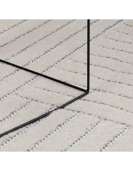 Tappeti per area Quadrato HUARTE Crema 240 x 240 cm Poliestere