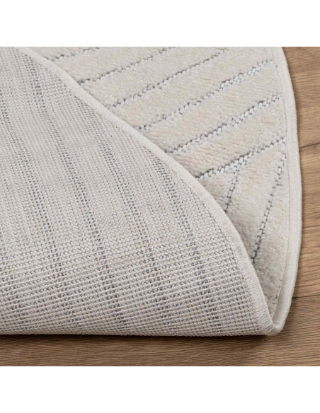 Tappeti per area Rotondo HUARTE Crema Ø 160 CM Poliestere