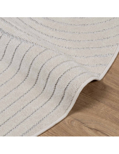 Tappeti per area Rotondo HUARTE Crema Ø 160 CM Poliestere