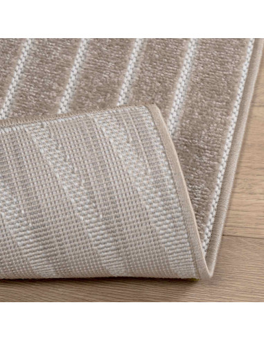 Tappeti per area Quadrato HUARTE Beige 120 x 120 cm Poliestere