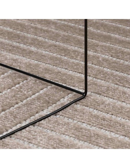 Tappeti per area Quadrato HUARTE Beige 200 x 200 cm Poliestere