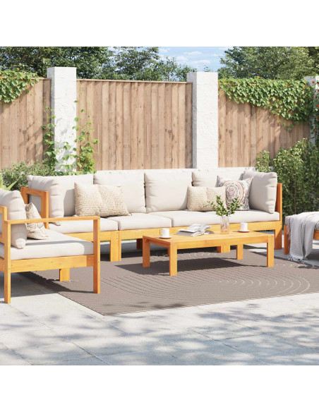 Tappeti per area Quadrato HUARTE Beige 240 x 240 cm Poliestere