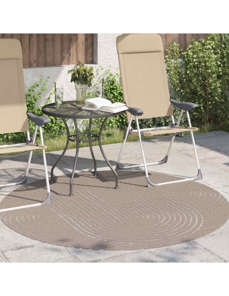 Tappeti per area Rotondo HUARTE Beige Ø 120 CM Poliestere