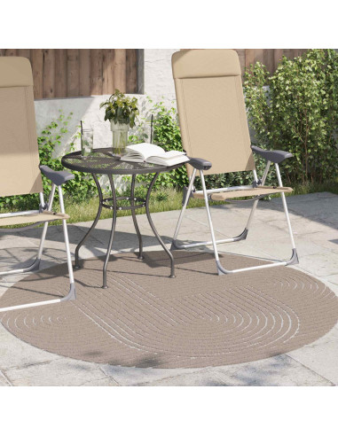 Tappeti per area Rotondo HUARTE Beige Ø 160 CM Poliestere