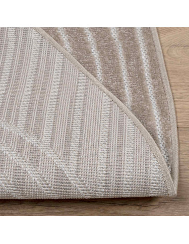 Tappeti per area Rotondo HUARTE Beige Ø 160 CM Poliestere