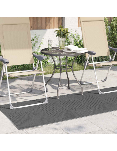 Tappeti per area HUARTE Antracite 150 x 80 cm Poliestere