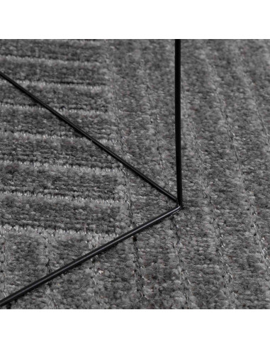 Tappeti per area HUARTE Antracite 150 x 80 cm Poliestere