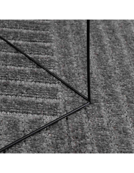 Tappeti per area HUARTE Antracite 200 x 140 cm Poliestere