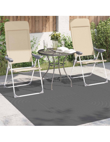 Tappeti per area HUARTE Antracite 120 x 120 cm Poliestere