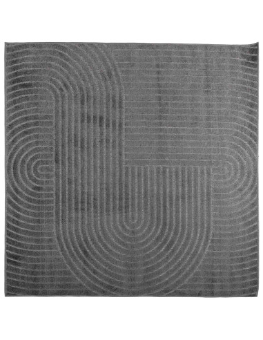 Tappeti per area HUARTE Antracite 240 x 240 cm Poliestere