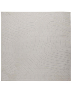 Tappeti per area Quadrato HUARTE Crema 240 x 240 cm Poliestere 2