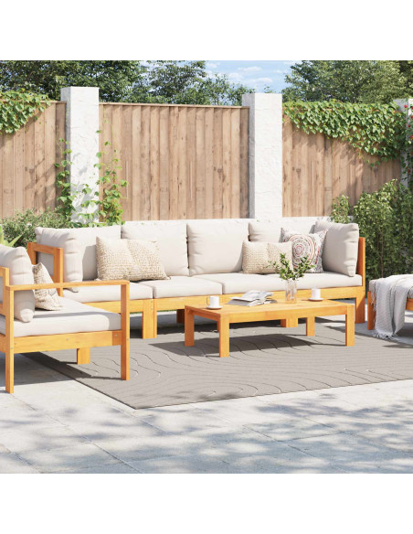 Tappeti per area Quadrato HUARTE Crema 240 x 240 cm Poliestere