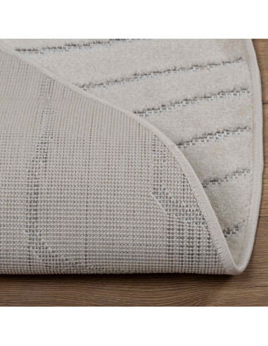 Tappeti per area Rotondo HUARTE Crema Ø 120 CM Poliestere