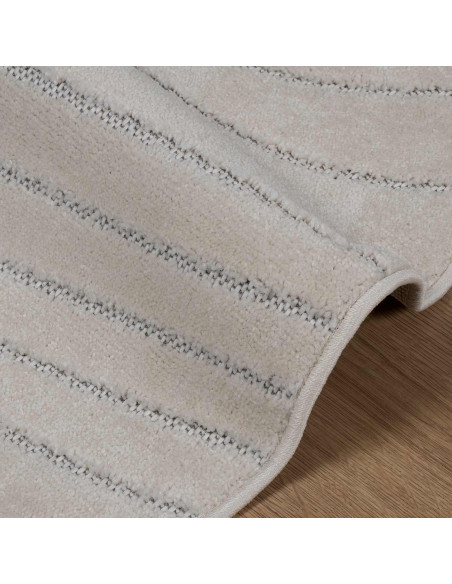 Tappeti per area Rotondo HUARTE Crema Ø 120 CM Poliestere