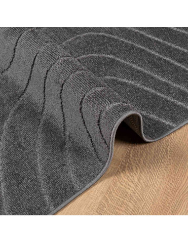 Tappeti per area HUARTE Antracite 230 x 160 cm Poliestere