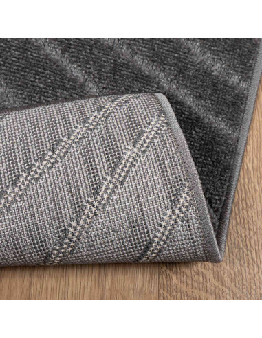 Tappeti per area HUARTE Antracite 340 x 240 cm Poliestere