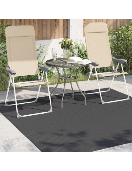 Tappeti per area HUARTE Antracite 120 x 120 cm Poliestere