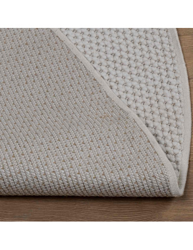 Tappeti per area Rotondo HUARTE Crema Ø 120 CM Poliestere