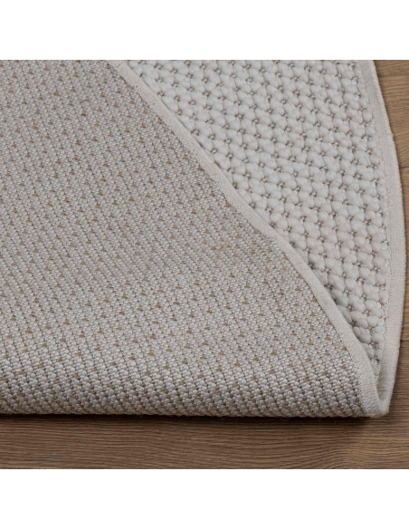 Tappeti per area Rotondo HUARTE Crema Ø 160 CM Poliestere