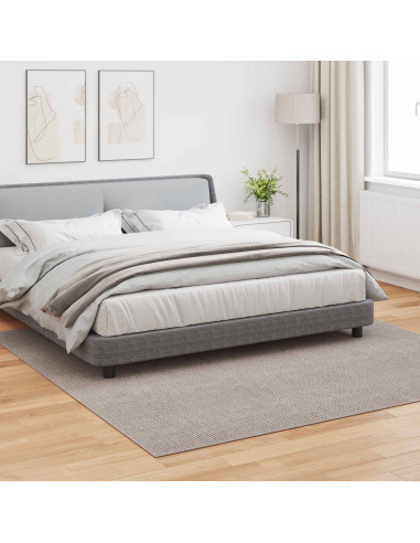 Tappeti per area HUARTE Crema e Taupe 240 x 240 cm Poliestere