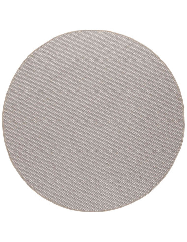 Tappeti per area HUARTE Crema e Taupe Ø 120 CM Poliestere