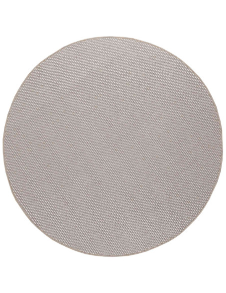 Tappeti per area HUARTE Crema e Taupe Ø 160 CM Poliestere