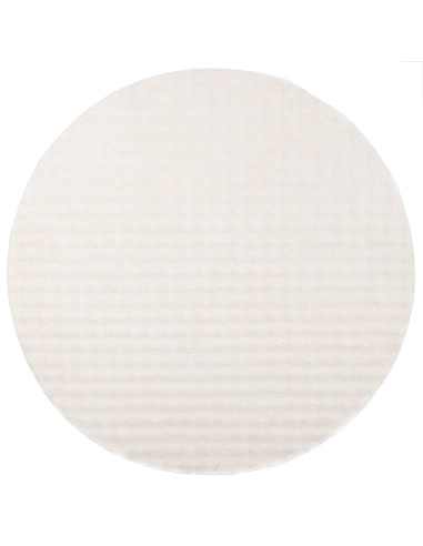 Tappeti per area Rotondo HUARTE Crema Ø 120 CM Poliestere