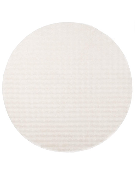 Tappeti per area Rotondo HUARTE Crema Ø 160 CM Poliestere