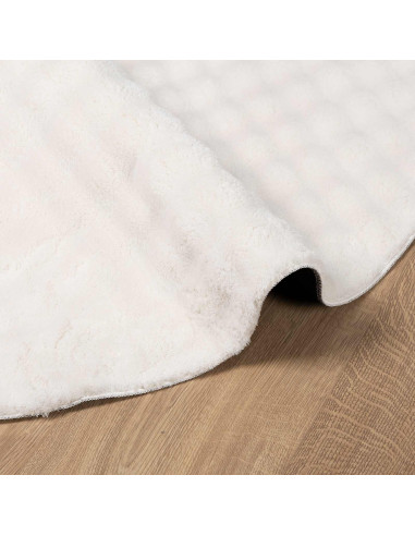 Tappeti per area Rotondo HUARTE Crema Ø 200 CM Poliestere