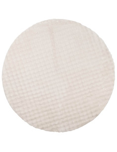 Tappeti per area Rotondo HUARTE Beige Ø 160 CM Poliestere 2