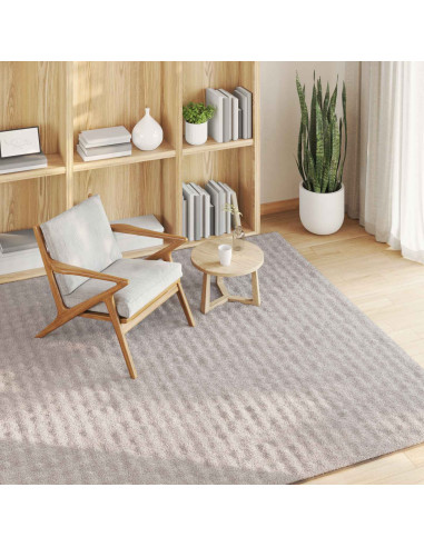 Tappeti per area Quadrato HUARTE Sabbia 120 x 120 cm Poliestere