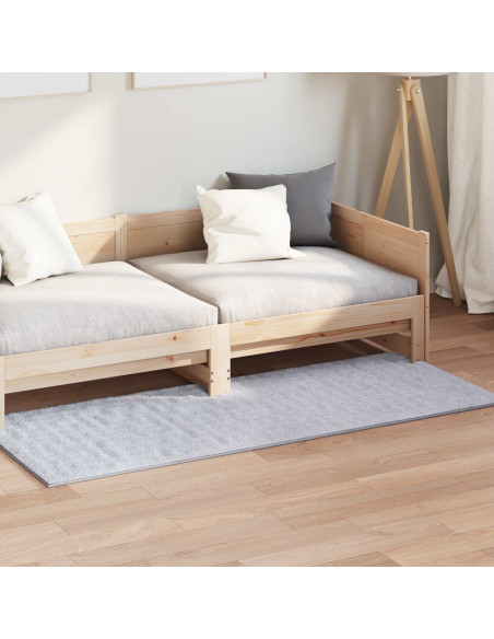 Tappeti per area HUARTE Grigio 200 x 80 cm Poliestere