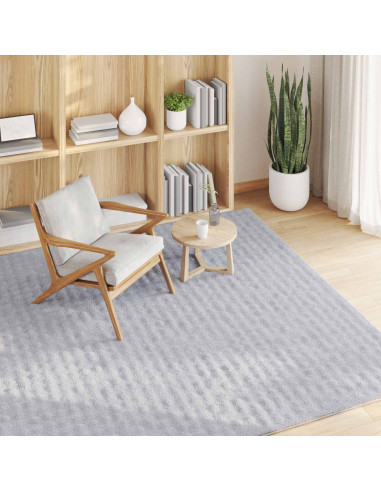 Tappeti per area Quadrato HUARTE Grigio 120 x 120 cm Poliestere