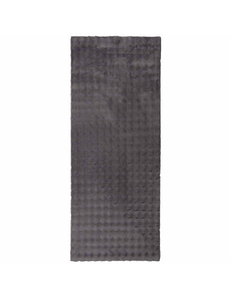 Tappeti per area HUARTE Antracite 150 x 80 cm Poliestere