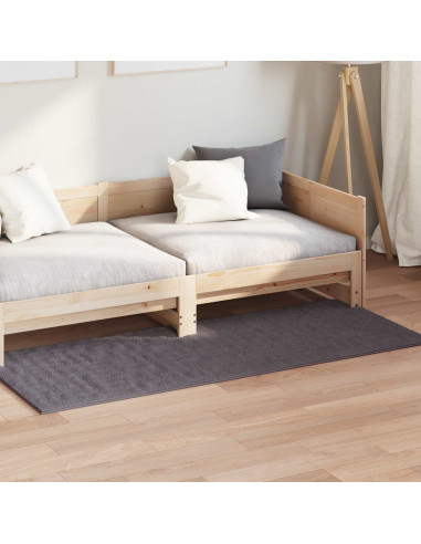 Tappeti per area HUARTE Antracite 150 x 80 cm Poliestere