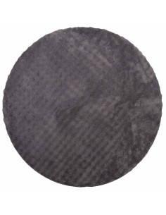 Tappeti per area Rotondo Antracite Ø 200 CM Poliestere 2