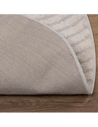 Tappeti per area Rotondo HUARTE Crema Ø 200 CM Poliestere