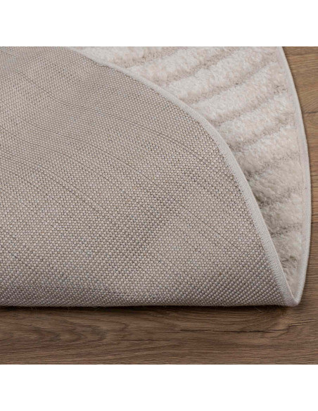Tappeti per area Rotondo HUARTE Crema Ø 200 CM Poliestere