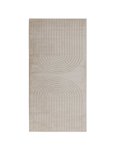 Tappeti per area HUARTE Beige 150 x 80 cm Poliestere 2