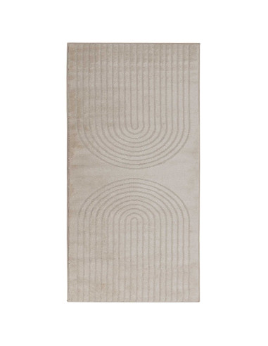 Tappeti per area HUARTE Beige 150 x 80 cm Poliestere