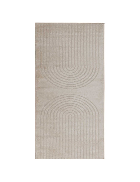 Tappeti per area HUARTE Beige 150 x 80 cm Poliestere