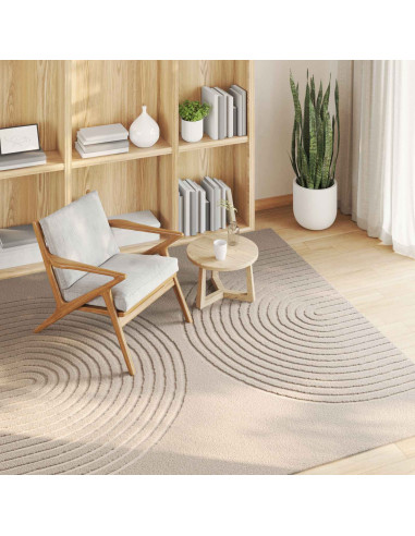 Tappeti per area Quadrato HUARTE Beige 200 x 200 cm Poliestere